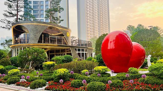 신검단 로열파크씨티Ⅱ 제이드 티하우스 전경. DK아시아