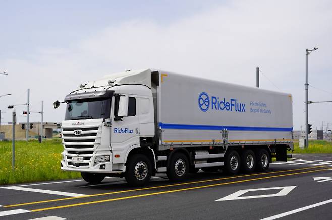 사진은 라이드플럭스 자율주행트럭. /사진=라이드플럭스
