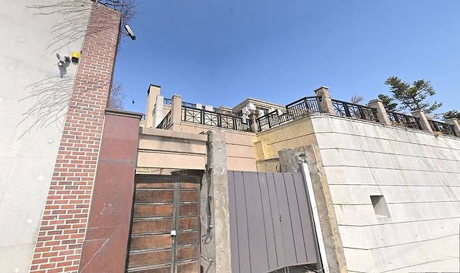 2023년 처분한 이건희 선대회장의 서울 용산구 이태원 주택 전경. 네이버 지도 캡