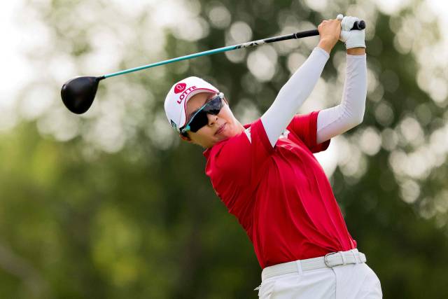 에비앙 챔피언십에 출전하는 김효주. 사진 제공=AFP연합뉴스