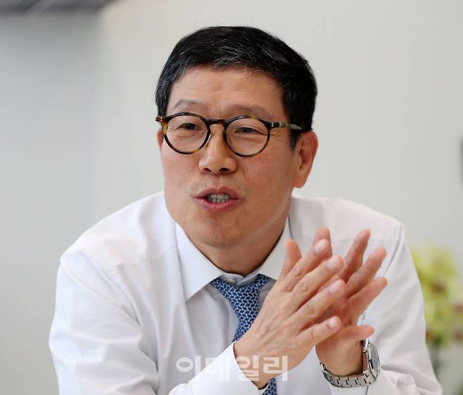 강호성 KHS 에이전시 대표(전 CJ ENM 대표·CJ 지주 경영전담 대표). (사진=김태형 기자)