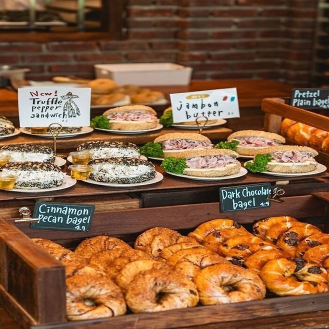 런던 베이글 뮤지엄 주요 메뉴(신세계프라퍼티 제공)