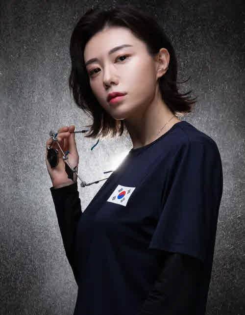 사격 선수 김예지. 대한체육회