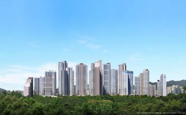 안양자이 헤리티온 투시도