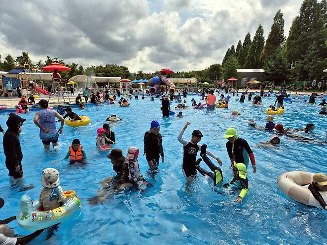 도심 속 물놀이장_신정호 ⓒ아산시