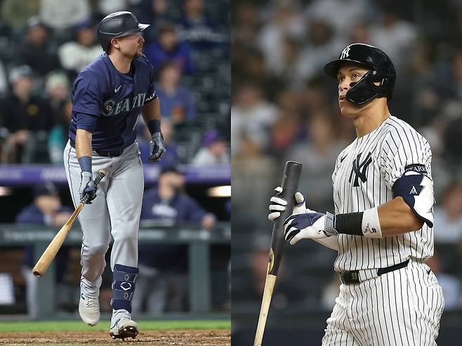 칼 롤리(왼쪽)와 애런 저지. 게티이미지코리아