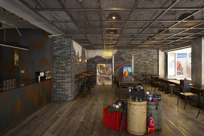 펍지 성수 B동 1층에 있는 펍지 카페. /사진=크래프톤