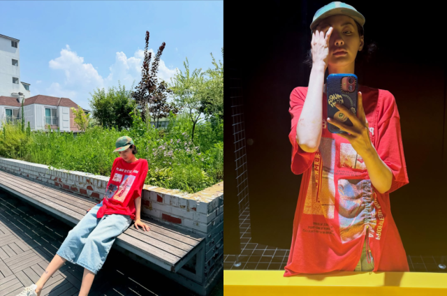 배우 나나가 힙한 여름 스타일링을 선보였다. / 나나 인스타그램 캡처