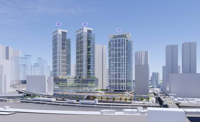 문배동 30-10 일대 역세권 활성화 사업 예시. 자료 제공=서울시