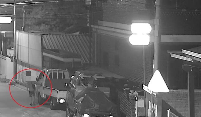 차량털이범 검거./김천시 제공