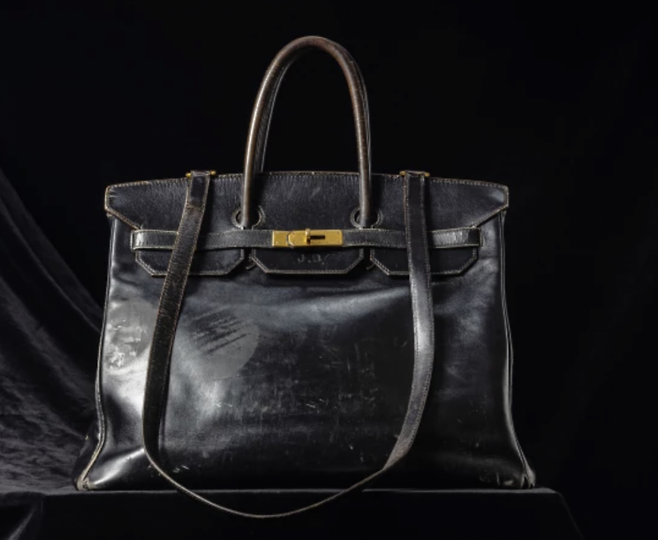 고(故) 제인 버킨이 사용한 오리지널 버킨백. 소더비 홈페이지