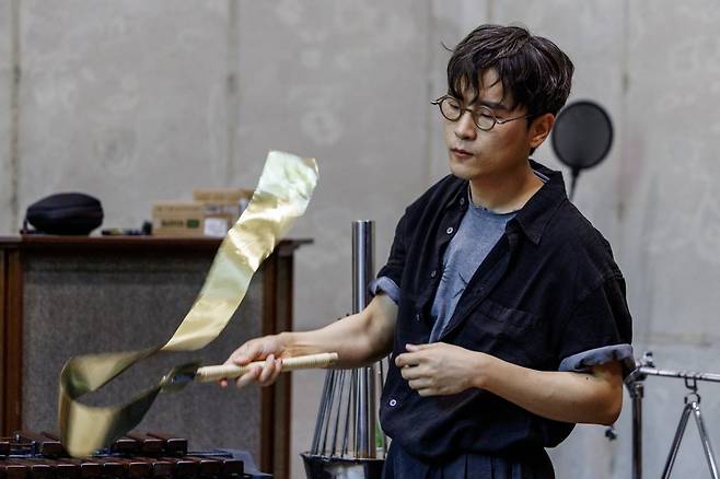 퍼커셔니스트 이원석. / 사진. © 구본숙