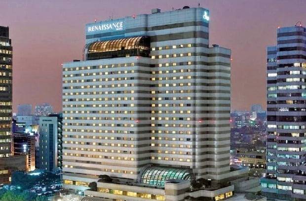 역삼동 옛 르네상스호텔의 모습. 현재는 조선팰리스로 재건축됐다.