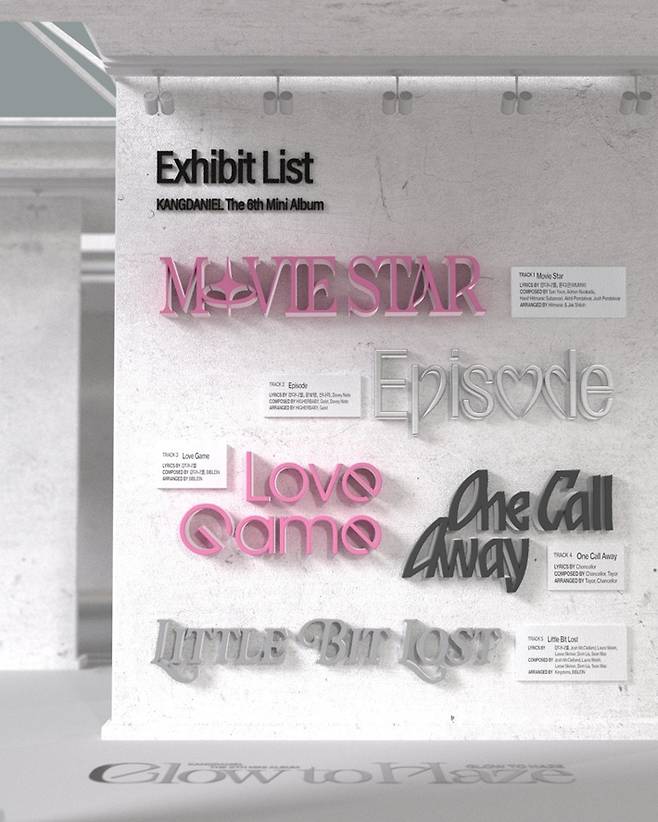 강다니엘은 직접 작곡에 참여한 곡을 이번에 처음으로 앨범에 실었다. 3번 트랙 '러브 게임'이다. ARA 제공