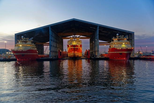 에디슨 슈에스트 오프쇼어 조선소./사진=HD현대