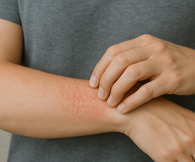 여름철 피부질환 이미지. 사진=챗GPT