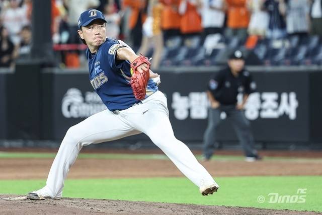 올해 NC의 핵심 불펜 자원으로 활약 중인 배재환. 사진=NC 제공