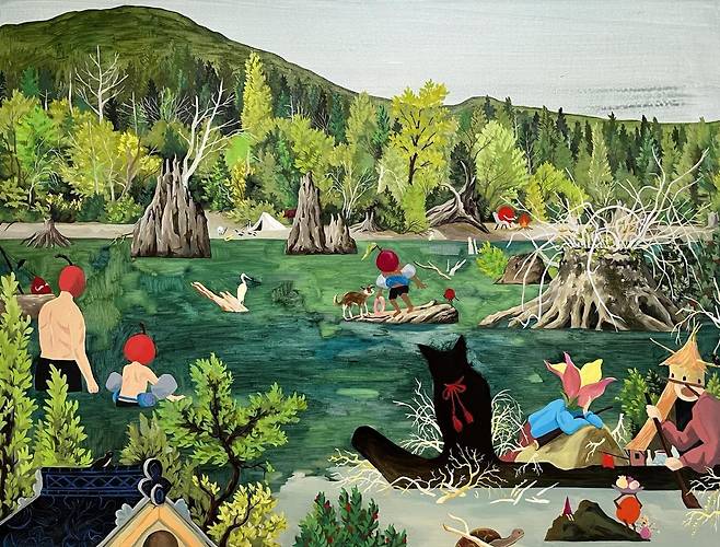 Hyunjeong Lim, Lake day(2024) (아뜰리에 아키 제공)