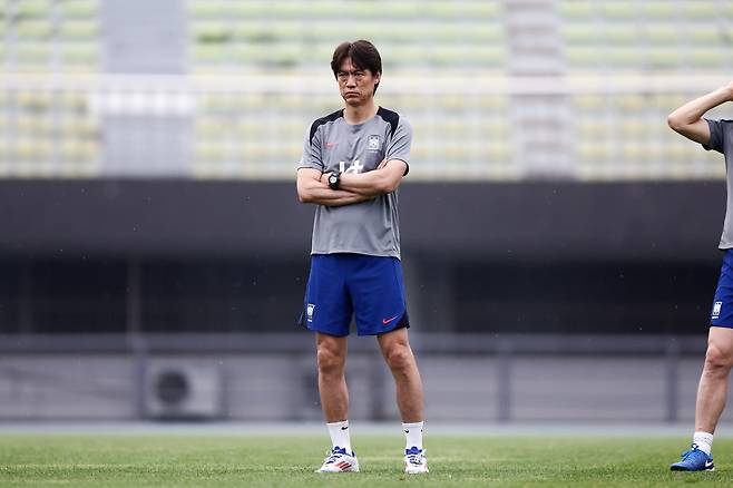 성남종합운동장 /2025 EAFF E-1 풋볼 챔피언십 / 남자A대표팀/ 훈련/ 홍명보 감독/ 사진 김정욱