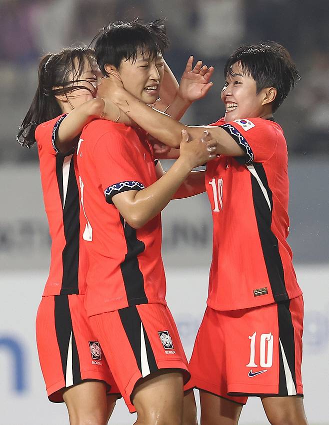 동점골 만든 정다빈 저작권자(c) 연합뉴스, 무단 전재-재배포, AI 학습 및 활용 금지>