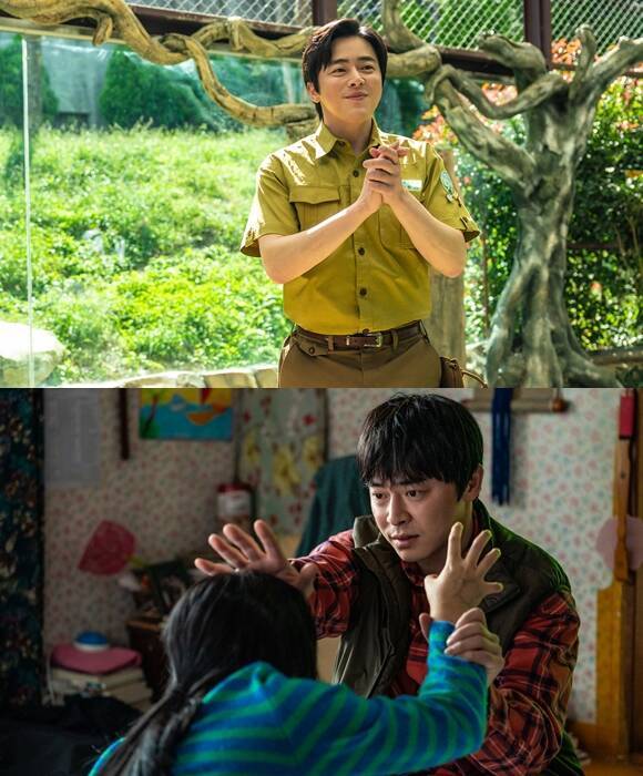 조정석은 세상에 마지막으로 남은 좀비딸을 위해 극비 훈련에 나서는 아빠 정환 역을 맡아 극을 이끈다. /NEW