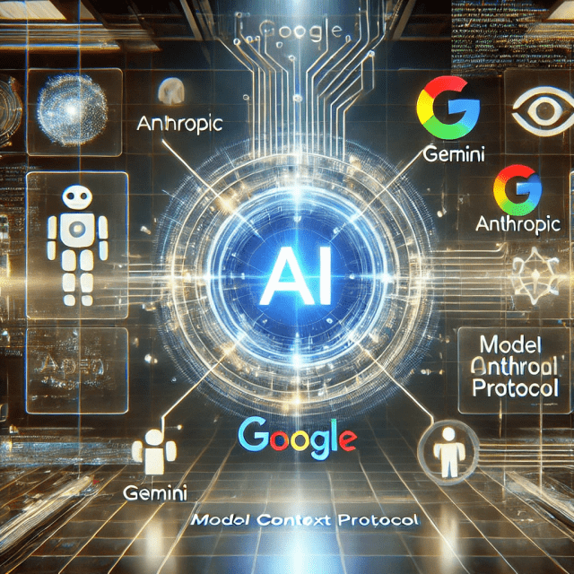 구글이 AI 에이전트 강화를 위해 앤트로픽이 개발한 MCP를 채택했다. (사진=챗GPT 제작)