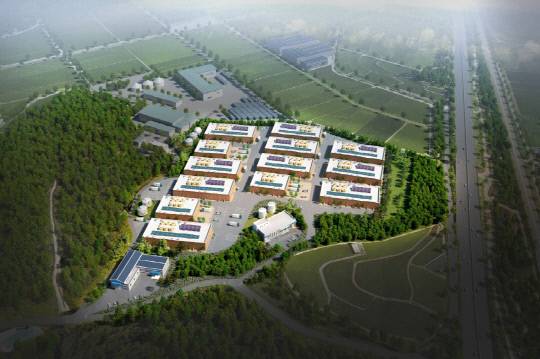 논산시 스마트 축산단지 조감도. 논산시 제공