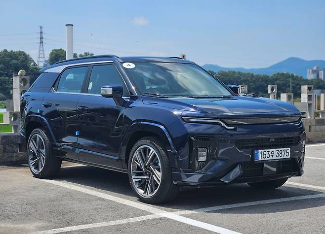 KGM 액티언 하이브리드 정측면. ⓒ데일리안 정진주 기자