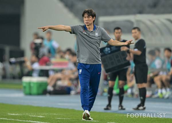 홍명보 감독. 서형권 기자