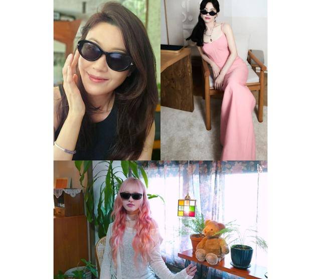 김하늘 송혜교 리즈가 선글라스를 활용한 스타일링에 도전했다. 김하늘 SNS, 송혜교 SNS, 스타쉽엔터테인먼트 제공