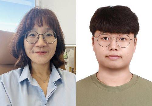 정지혜 교수(교신저자, 왼쪽)와 장승재 박사(제1저자). (사진=건국대 제공) *재판매 및 DB 금지
