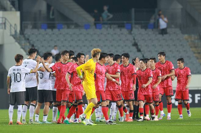 동아시안컵 첫 경기 승리한 대한민국. 연합뉴스