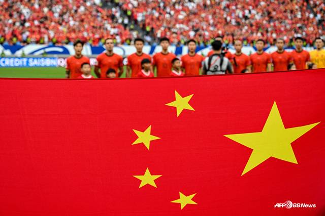 중국 축구대표팀. /AFPBBNews=뉴스1