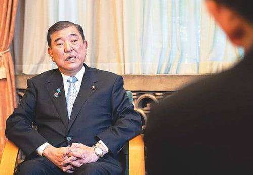 이시바 시게루 일본 총리/일본농업신문