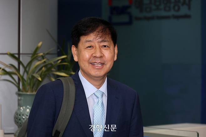 구윤철 경제부총리 겸 기획재정부 장관 후보자가 30일 서울 중구 예금보험공사에 마련된 인사청문회 준비사무실로 들어서고 있다. 2025.6.30 권도현 기자