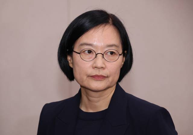 한성숙 중소벤처기업부 장관 후보자가 15일 서울 여의도 국회 산업통상자원중소벤처기업위원회 전체회의에서 열린 인사청문회에 참석해 있다. 2025.7.15 연합뉴스