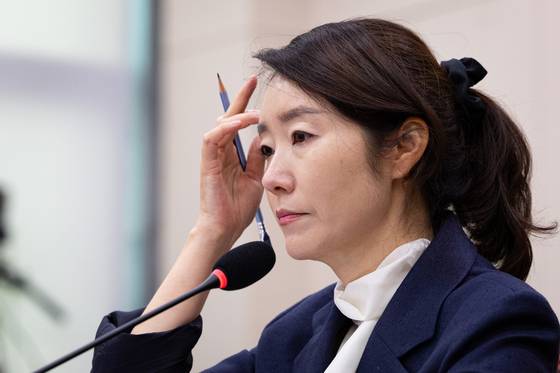 강선우 여성가족부 장관 후보자가 14일 서울 여의도 국회에서 열린 인사청문회에 출석했다. 뉴스1