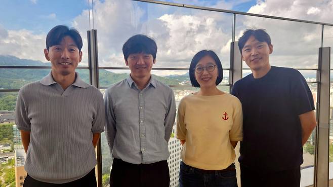 (왼쪽부터)넷플릭스 마케팅파트너십팀 구본정 매니저, KT 브랜드시너지팀 심병준 차장, 제일기획 권민선CD, 장길원 프로. 2025.07.16./사진제공=제일기획