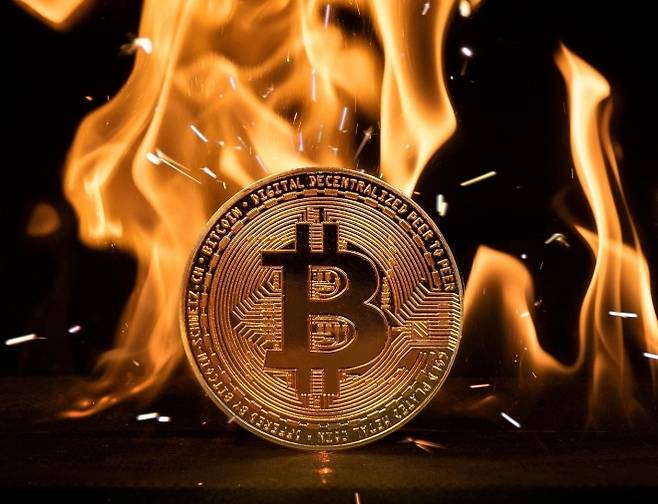 비트코인 이미지. 픽사베이