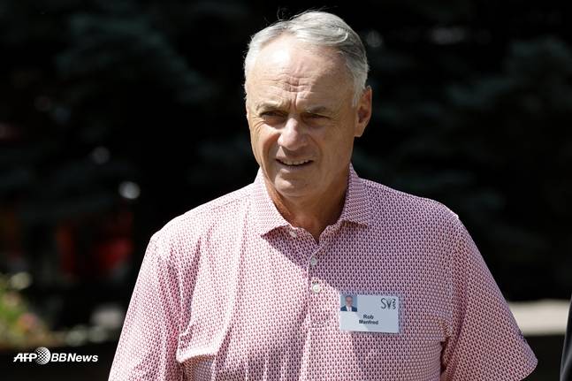 롭 맨프레드 메이저리그 커미셔너. /AFPBBNews=뉴스1