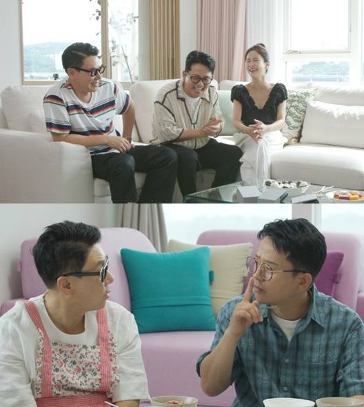 이상민과 김준호가 재혼 후, 신혼집을 공개하며 서로의 신혼집에 방문했다 / 사진=SBS