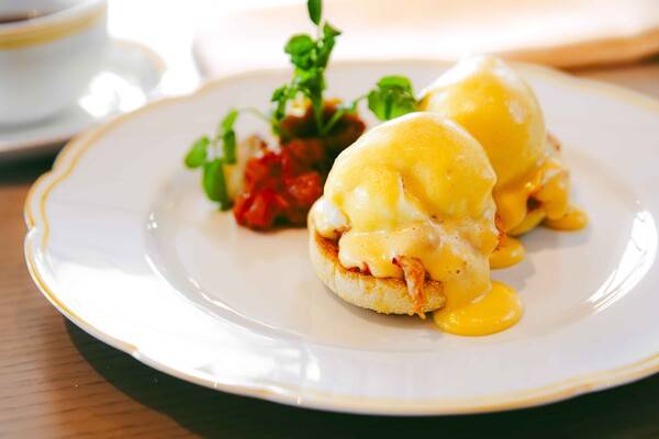 월도프 아스토리아 오사카의 에그 베네딕트