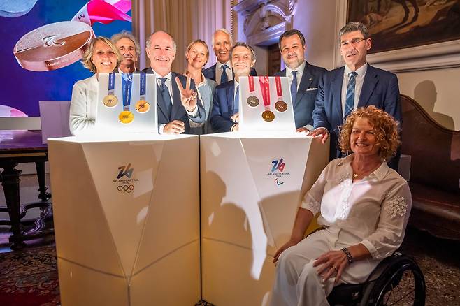 밀라노·코르티나담페초 동계올림픽 메달(대회 조직위원회 제공)