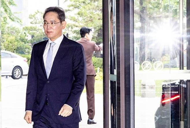 이재용 삼성전자 회장이 올해 5월 30일 서울 중구 신라호텔에서 열린 2025년 삼성호암상 시상식에 참석하고 있다. ⓒ뉴시스