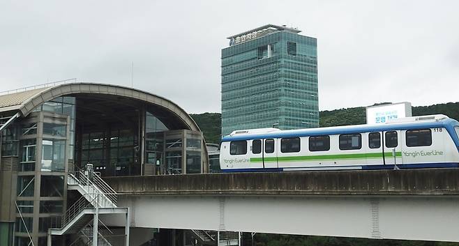 29일 오후 경기 용인시 경전철 시청·용인대역 모습. 2020.07.29 용인=뉴시스