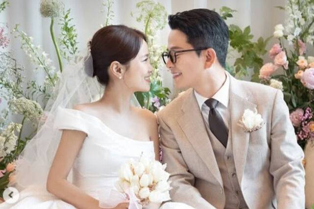 김지민과 김준호가 5성급 호텔에서 결혼식을 올렸다. / 김지민 소셜미디어