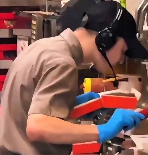 러시아 패스트푸드 매장에서 직원이 고객 버거에 침을 뱉는 장면이 촬영돼 논란이 확산되고 있다. 해당 브랜드는 맥도날드 철수 이후 출범한 Tasty Dot으로, 회사 측은 즉시 해당 직원을 해고하고 공식 사과했다. 틱톡 갈무리