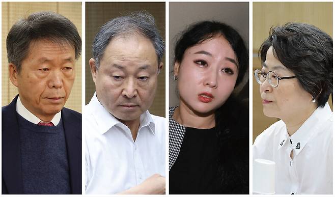 군인권보호위원회 소속 위원들. 김용원 군인권보호관 겸 상임위원, 한석훈·이한별·강정혜 위원. 김영원 기자 forever@hani.co.kr, 정용일 선임기자 yongil@hani.co.kr