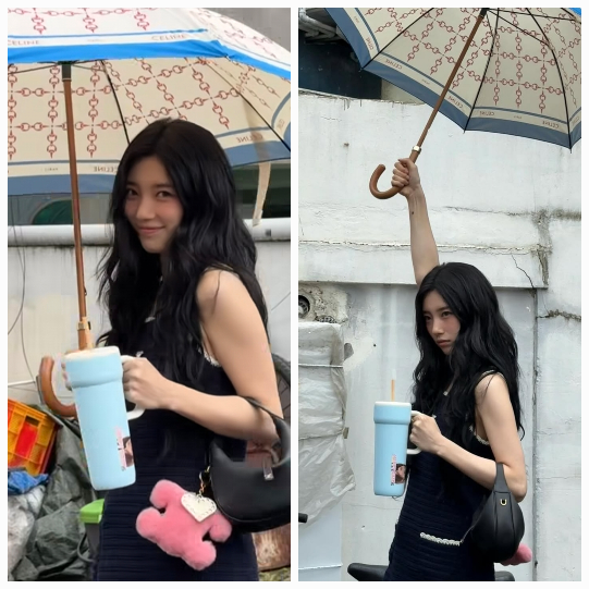 수지가 비가 그친 후 여유로운 청순미를 뽐냈다. 사진=수지 sns