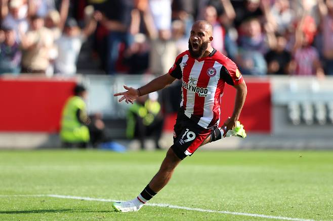 브렌트퍼드 브라이언 음뵈모. 게티이미지